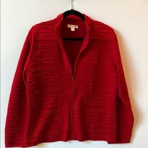 Coldwater Creek Zip Cardigan